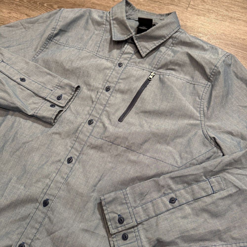 The North Face Gray Casual Button Down Shirt